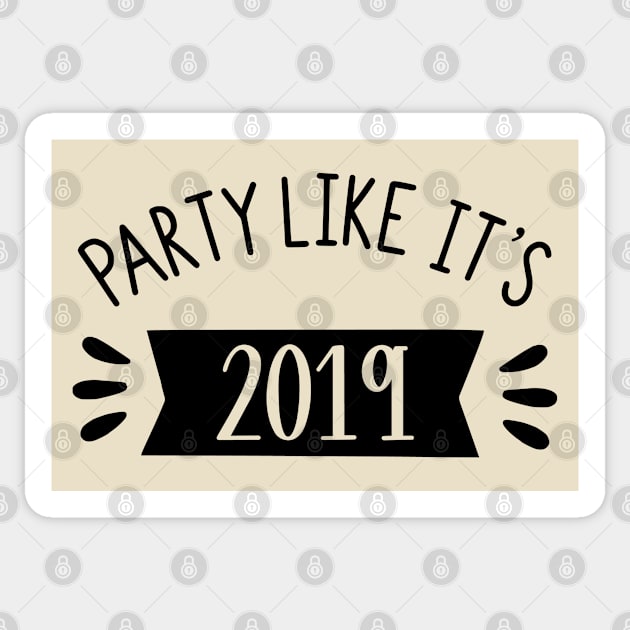 Holiday Series: Party Like it's 2019 Sticker by Jarecrow 